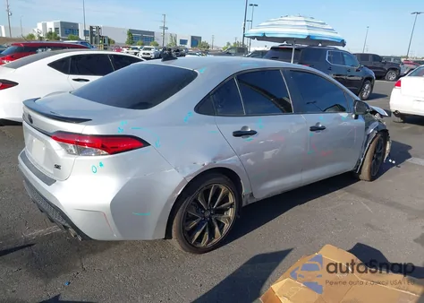 2021 Toyota Corolla Se Nightshade Edition from USA, damaged, VIN 5YFS4MCE8MP072376